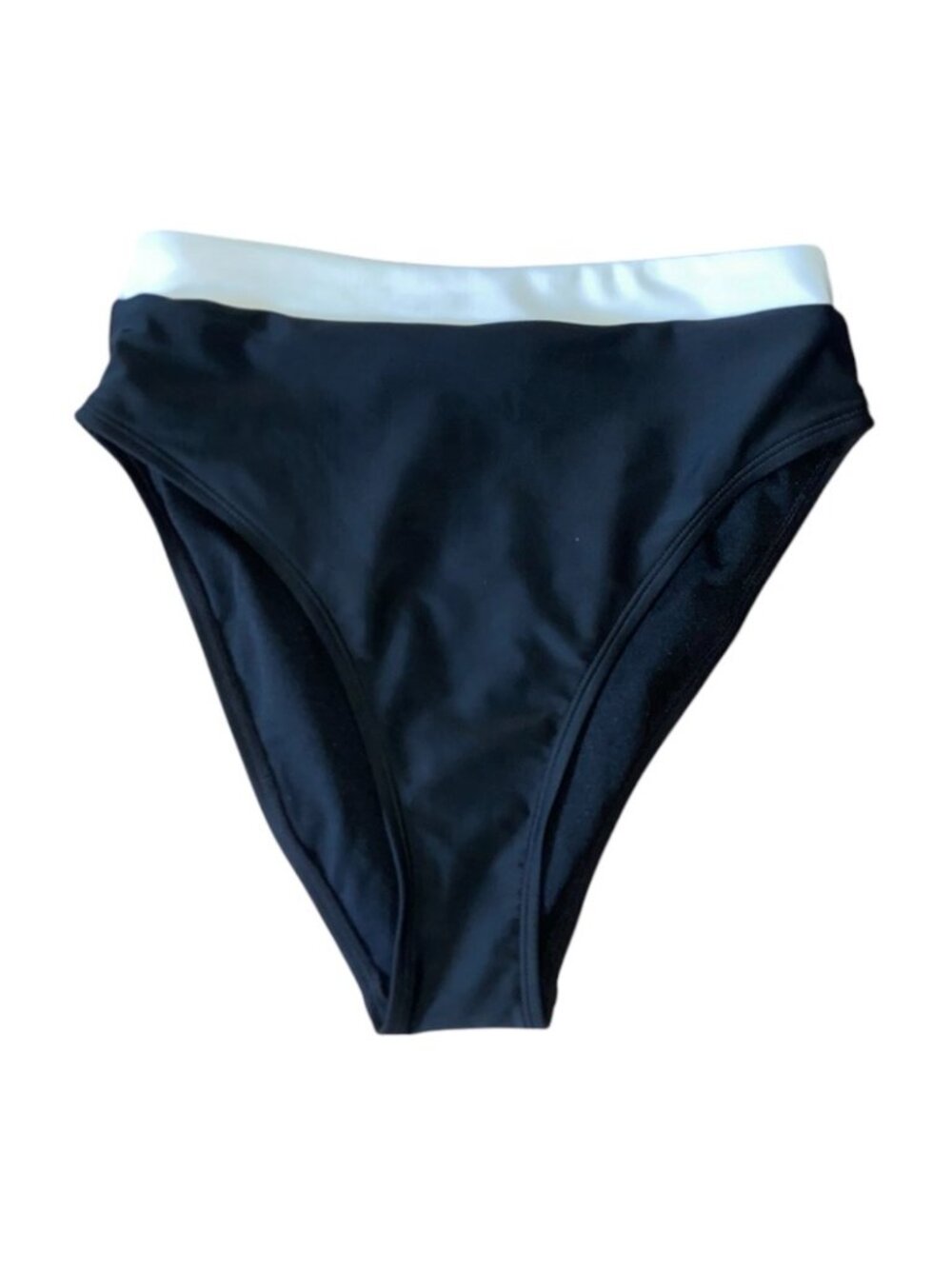 Shade & Shore Women's Colorblock High Leg Bikini Bottoms, XS